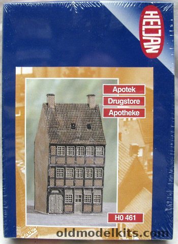 Heljan HO Drugstore - HO Scale Building, HO 461 plastic model kit